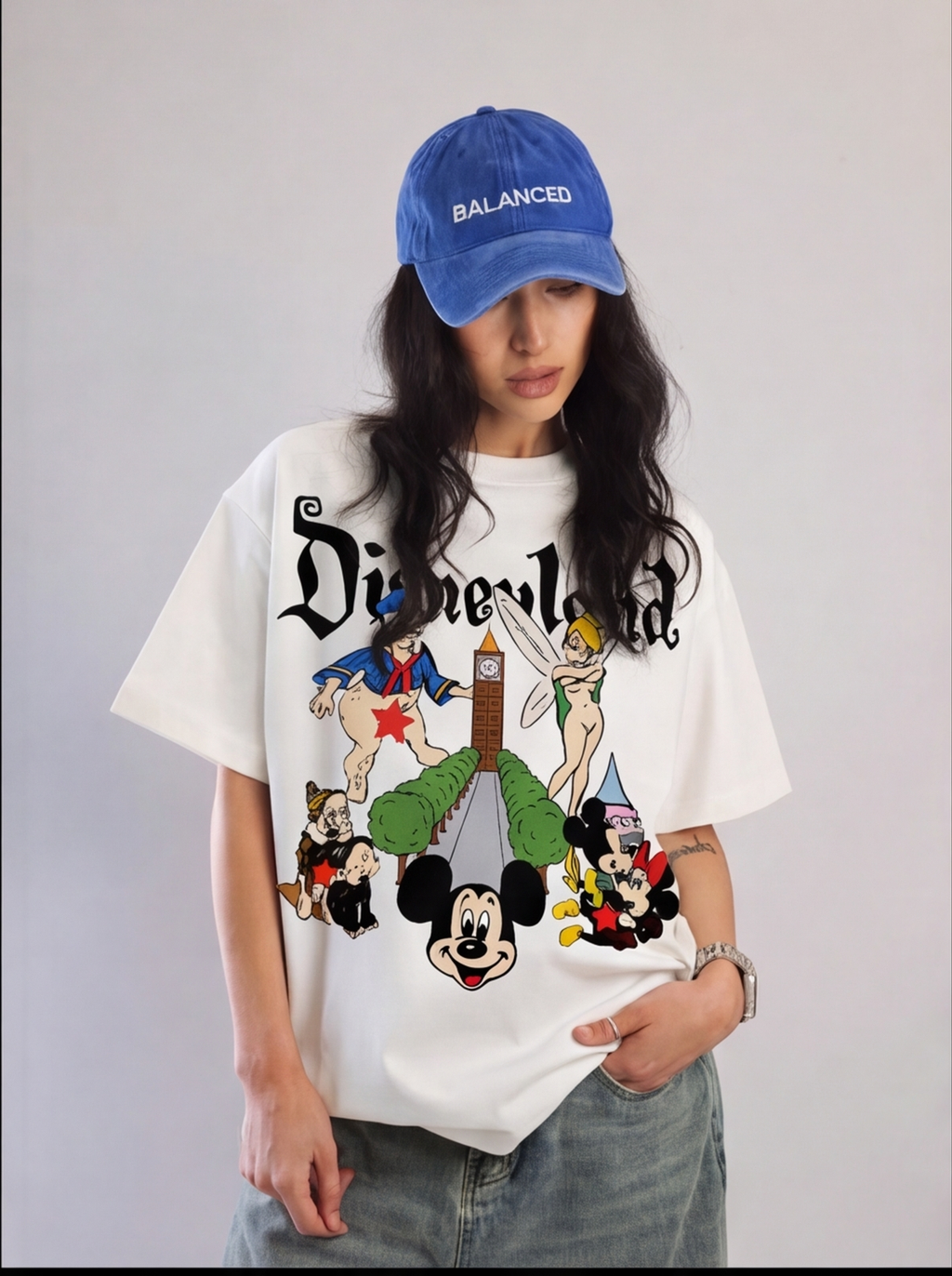 "DI$NEYLAND" BOOTLEG OVERSIZED TEE — DROP 01