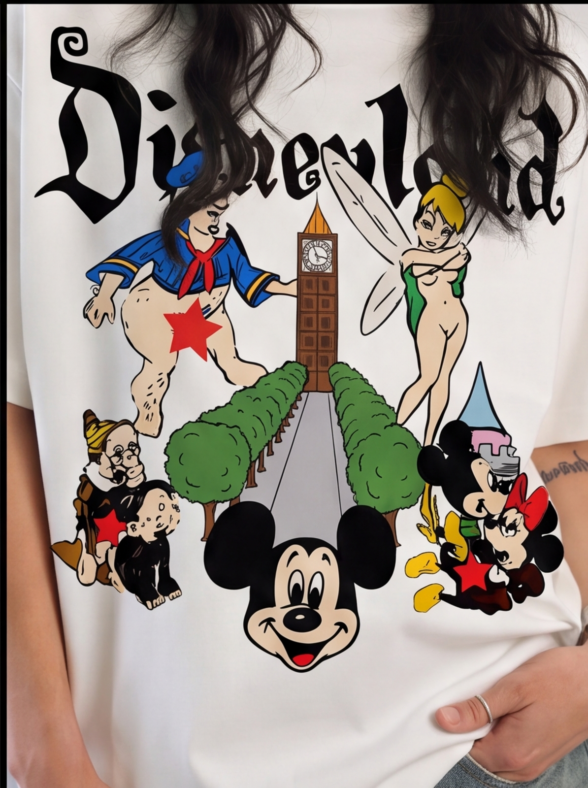 "DI$NEYLAND" BOOTLEG OVERSIZED TEE — DROP 01