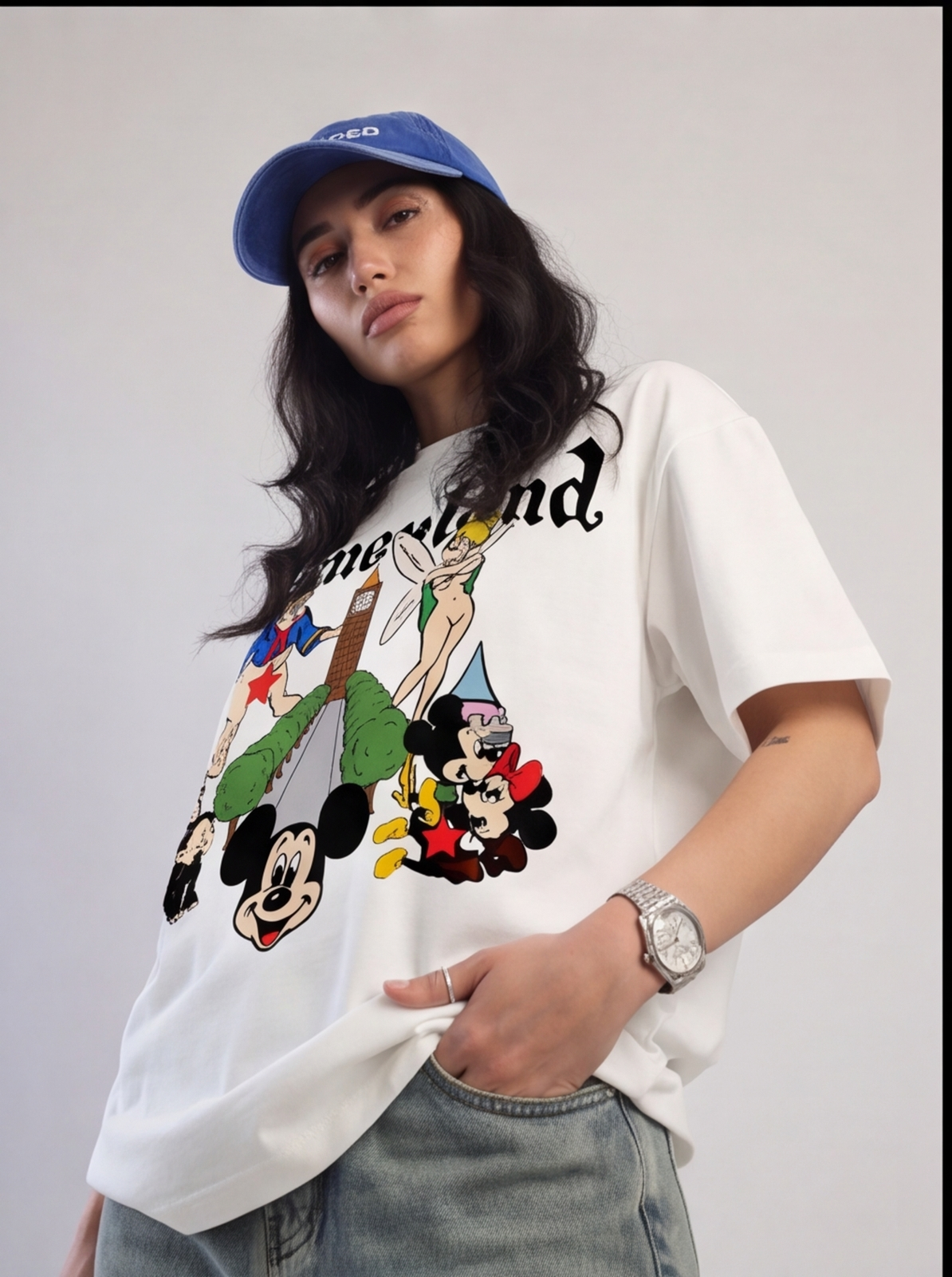 "DI$NEYLAND" BOOTLEG OVERSIZED TEE — DROP 01