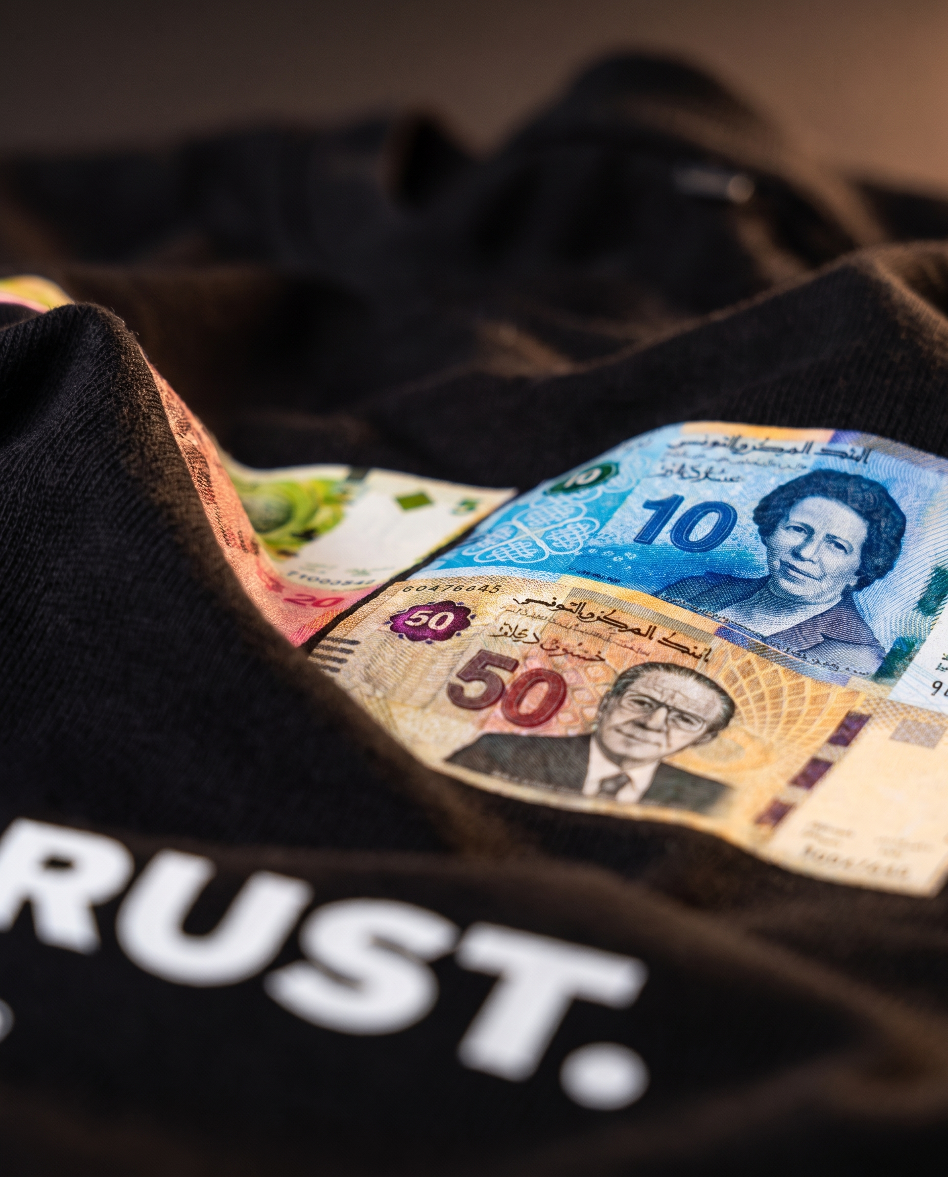 "4 THINGS I TRUST" (أثق في 4 أشياء) PARODY TEE