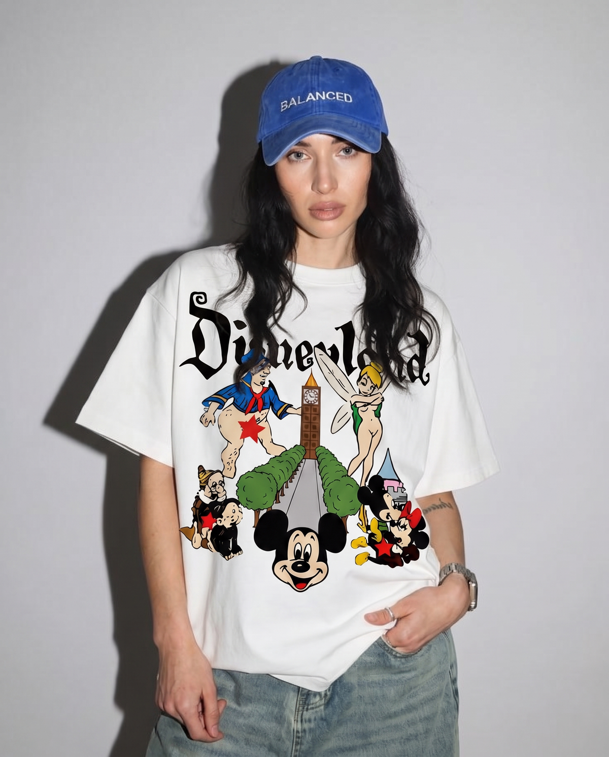 "DI$NEYLAND" BOOTLEG OVERSIZED TEE — DROP 01