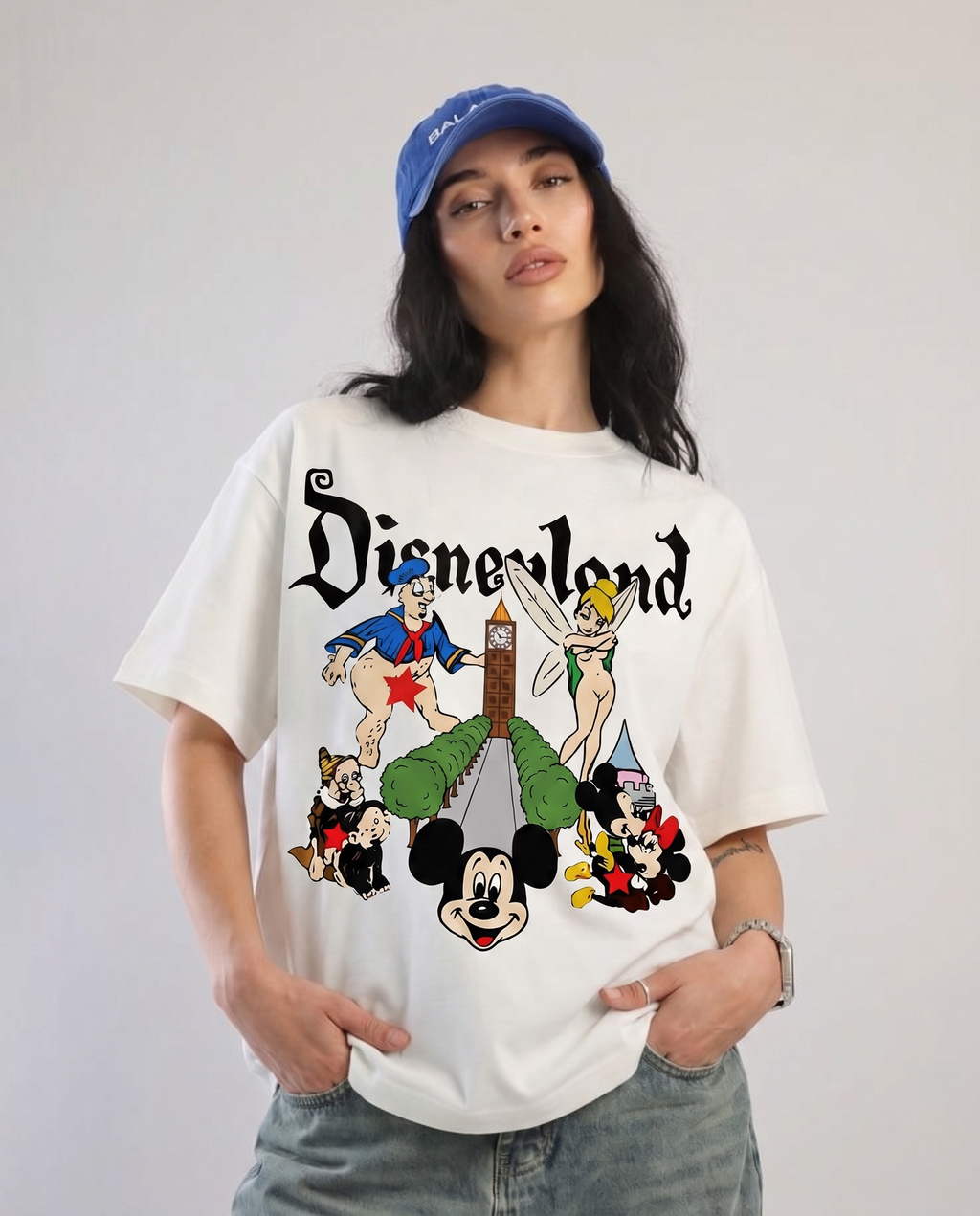 "DI$NEYLAND" BOOTLEG OVERSIZED TEE — DROP 01