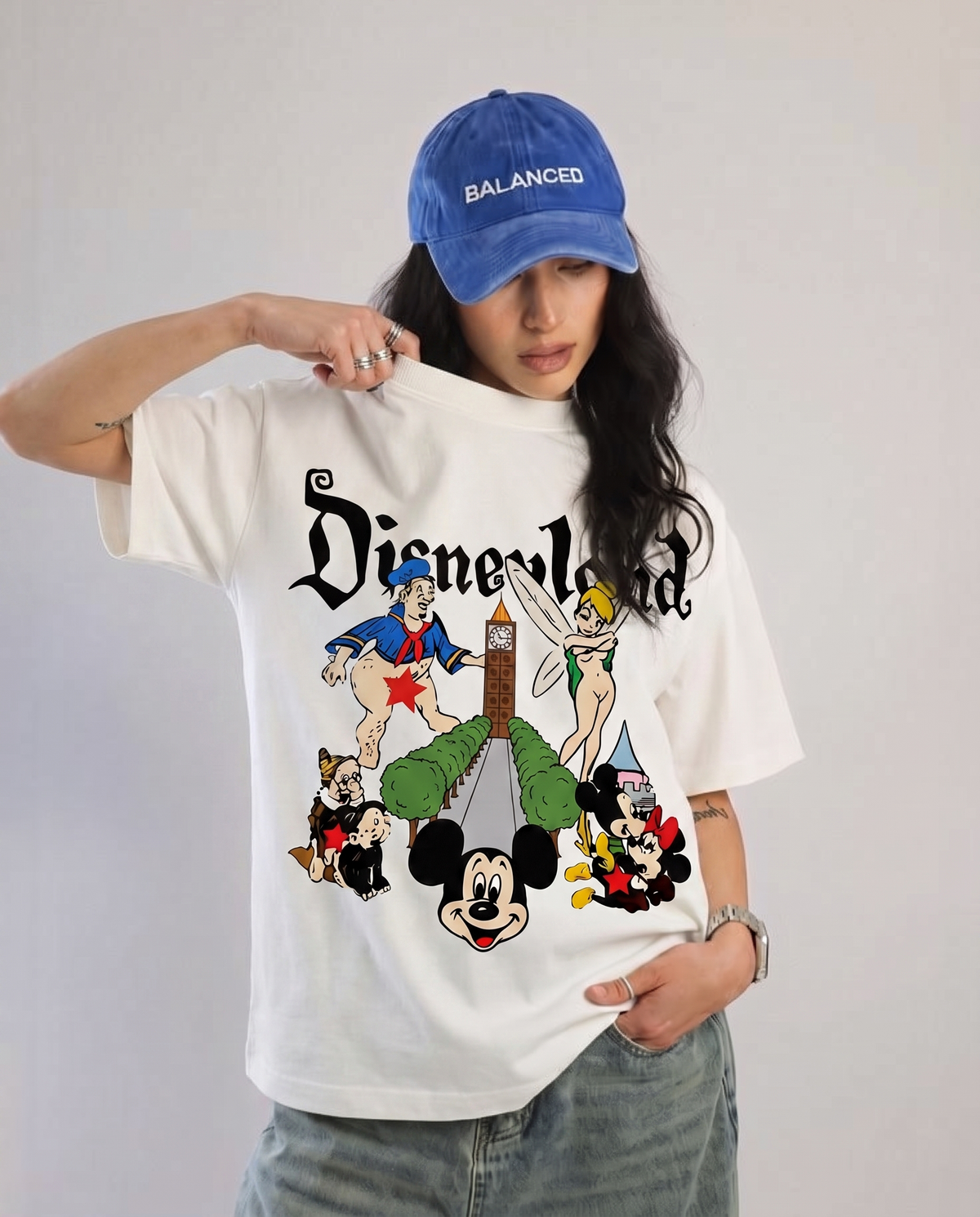 "DI$NEYLAND" BOOTLEG OVERSIZED TEE — DROP 01