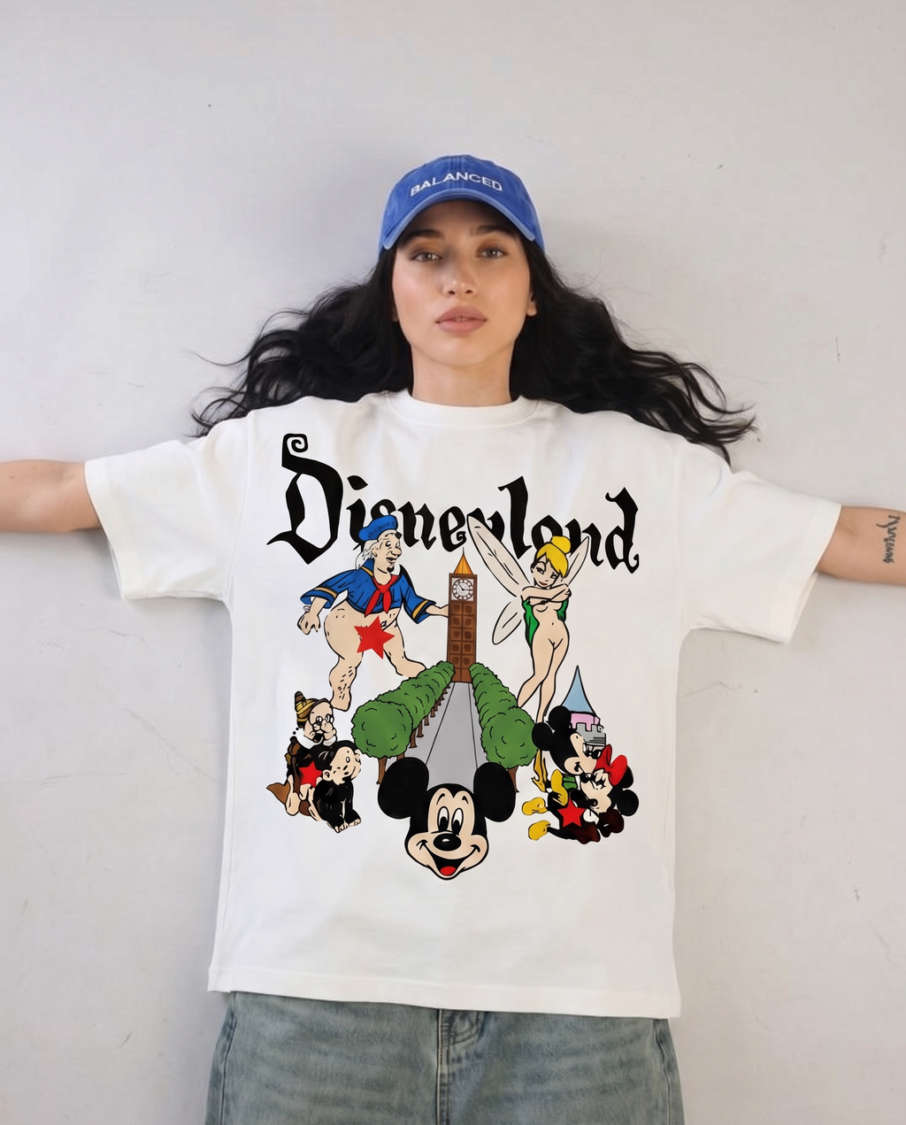"DI$NEYLAND" BOOTLEG OVERSIZED TEE — DROP 01